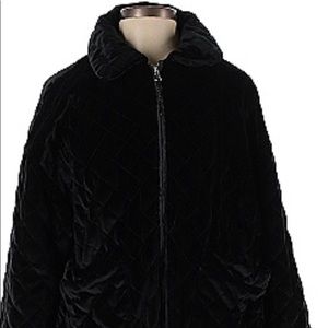 I AM GIA black furry jacket